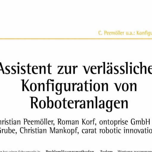 Assistant for Reliable Configurations of Robot Units
